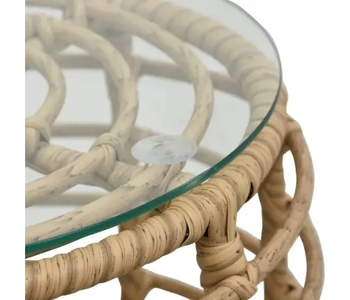 3-Osaline Bistrookomplekt, Polürotang, Tammevärvi