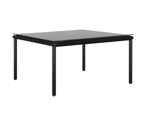 5-Daļīgs Dārza Atpūtas Mēbeļu Komplekts Ar Matračiem, Melns Pvc Vidaxl