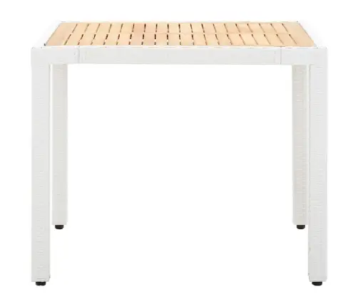 5-Osaline Aiamööblikomplekt, Polürotang, Valge