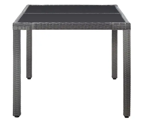 7-Osaline Aiamööblikomplekt, Polürotang, Hall