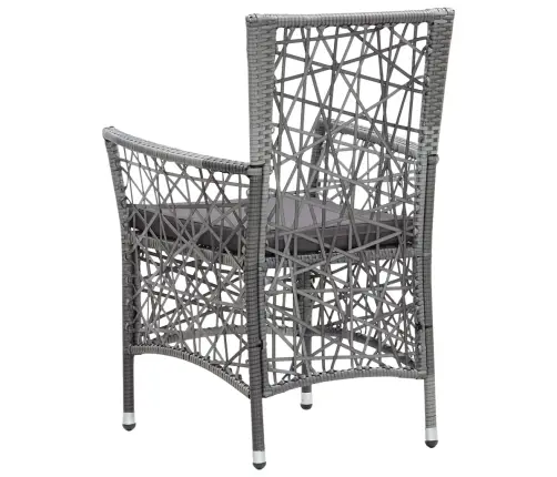 7-Osaline Aiamööblikomplekt, Polürotang, Hall