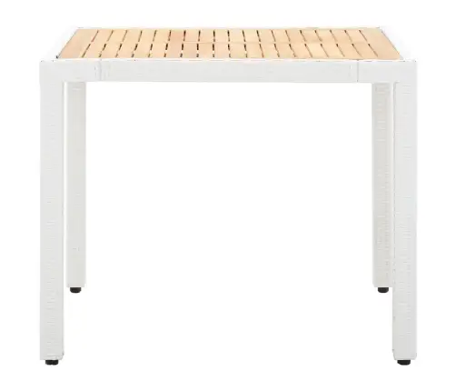 5-Daļīgs Dārza Mēbeļu Komplekts, Balta Pe Rotangpalma Vidaxl