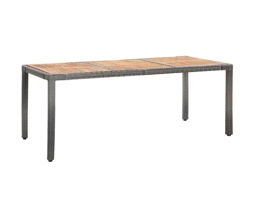 Valgomojo Komplektas Su Pagalvėmis, 9 Dalių, Pilkas, Ratanas