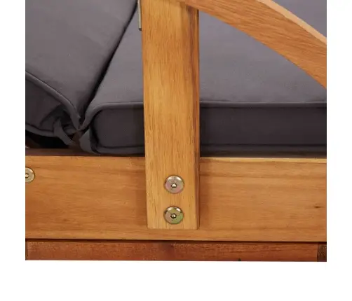 Saulės Gultas Su Čiužinuku, Akacijos Medienos Masyvas