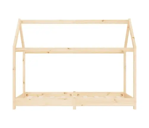 Bērnu Gultas Rāmis, Priedes Masīvkoks, 70X140 Cm Vidaxl