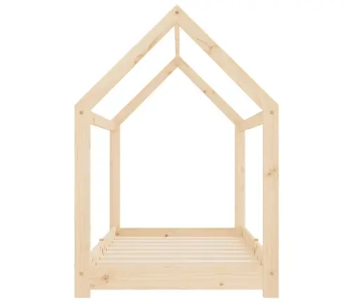 Bērnu Gultas Rāmis, Priedes Masīvkoks, 70X140 Cm Vidaxl