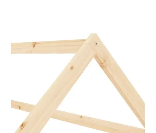 Bērnu Gultas Rāmis, Priedes Masīvkoks, 70X140 Cm Vidaxl