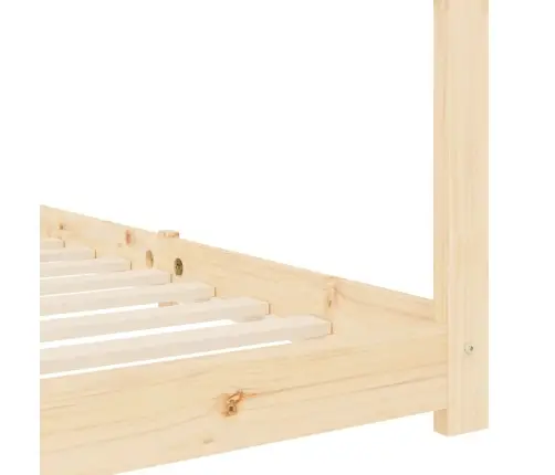 Bērnu Gultas Rāmis, Priedes Masīvkoks, 70X140 Cm Vidaxl