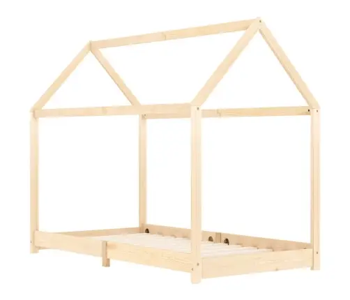 Bērnu Gultas Rāmis, Priedes Masīvkoks, 90X200 Cm Vidaxl