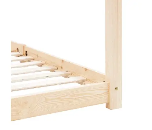 Bērnu Gultas Rāmis, Priedes Masīvkoks, 90X200 Cm Vidaxl