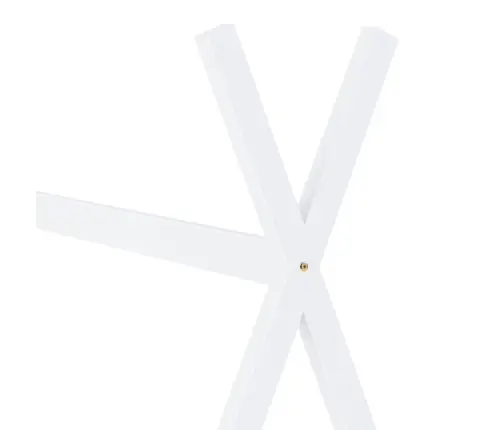 Bērnu Gultas Rāmis, Balts, 90X200 Cm, Priedes Masīvkoks Vidaxl