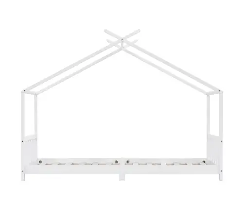 Lastevoodi Raam Valge, Männipuit, 90 X 200 Cm