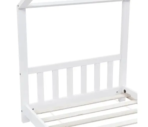 Lastevoodi Raam Valge, Männipuit, 90 X 200 Cm