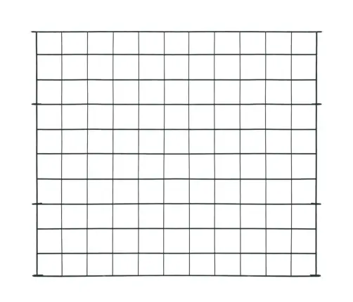 Dārza Žoga Komplekts, Zaļš, 77,5X64 Cm Vidaxl