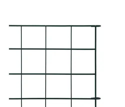 Dārza Žoga Komplekts, Zaļš, 77,5X64 Cm Vidaxl