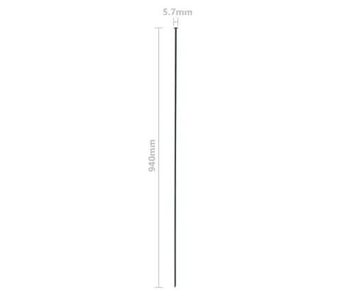 Dārza Žoga Komplekts, Zaļš, 77,5X64 Cm Vidaxl