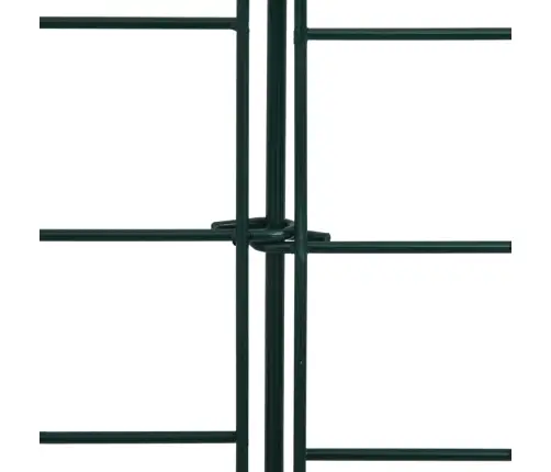 Dārza Žoga Komplekts, Zaļš, 77,5X78,5 Cm, Arkveida Vidaxl