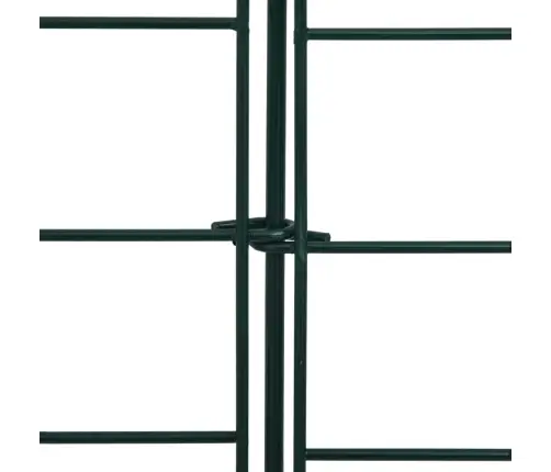 Dārza Žoga Komplekts, Zaļš, 77,5X64 Cm, Arkveida Vidaxl