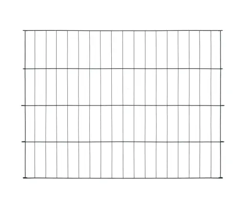 Dārza Žoga Komplekts, Zaļš, 115X79 Cm Vidaxl