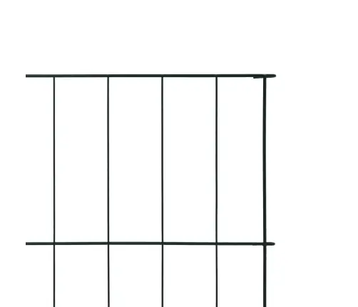 Dārza Žoga Komplekts, Zaļš, 115X79 Cm Vidaxl