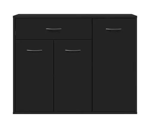 Kumode, Melna, 88X30X70 Cm, Inženierijas Koks Vidaxl