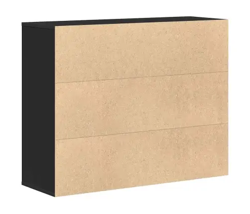 Kumode, Melna, 88X30X70 Cm, Inženierijas Koks Vidaxl