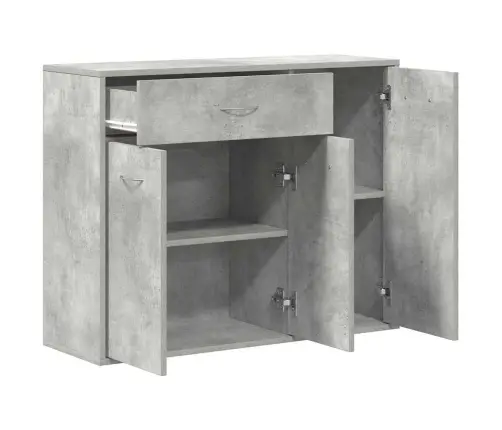 Puhvetkapp, Betoonhall, 88 X 30 X 70 cm Tehispuit