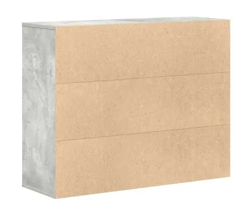 Puhvetkapp, Betoonhall, 88 X 30 X 70 cm Tehispuit