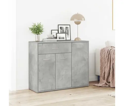 Puhvetkapp, Betoonhall, 88 X 30 X 70 cm Tehispuit