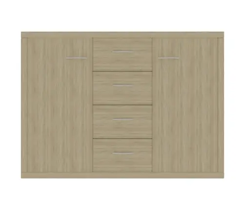 Kumode, Ozolkoka Krāsa, 88X30X65 Cm, Inženierijas Koks Vidaxl