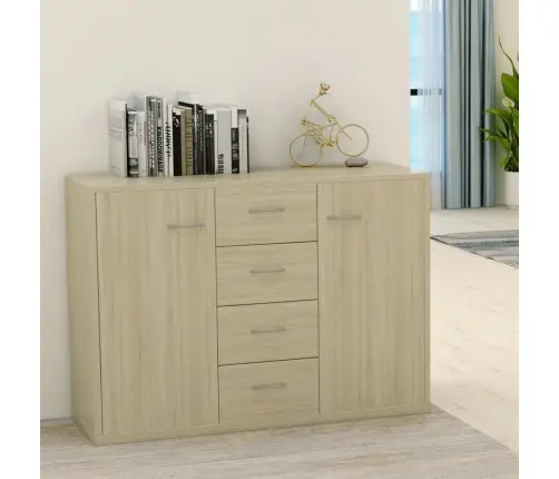 Kumode, Ozolkoka Krāsa, 88X30X65 Cm, Inženierijas Koks Vidaxl