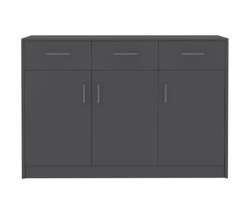 Šoninė Spintelė, Pilkos Spalvos, 110X30X75cm Apdirbta Mediena