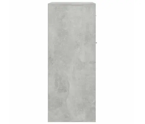 Kumode, Betona Pelēka, 60X30X75 Cm, Inženierijas Koks Vidaxl