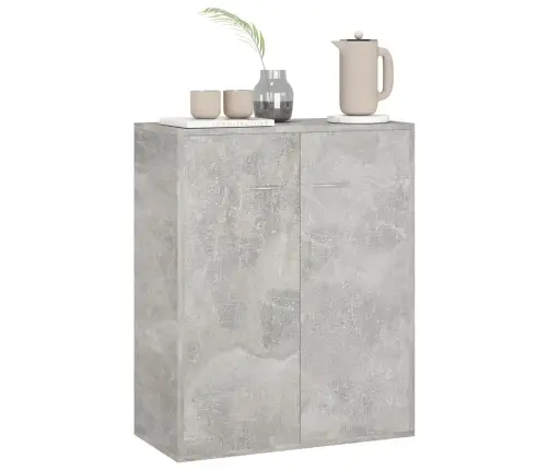 Puhvetkapp, Betoonhall, 60 X 30 X 75, Cm Tehispuit