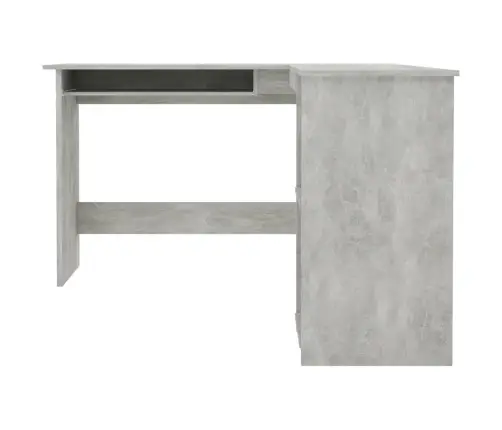 Stūra Rakstāmgalds 120X140X75Cm Inženierijas Koks Betona Pelēks Vidaxl
