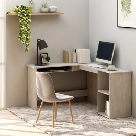 Kampinis Stalas, Betono, 120X140X75cm Mediena, L Formos
