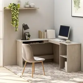 Kampinis Stalas, Betono, 120X140X75cm Mediena, L Formos