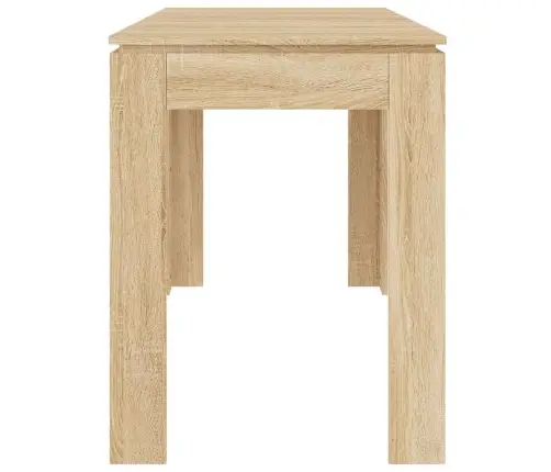 Valgomojo Stalas, Sonoma Ąžuolo, 120X60X76cm Apdirbta Mediena