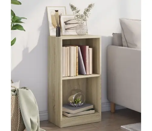 Raamaturiiul, Sonoma Tamm, 40 X 24 X 75 cm Puitlaastplaat