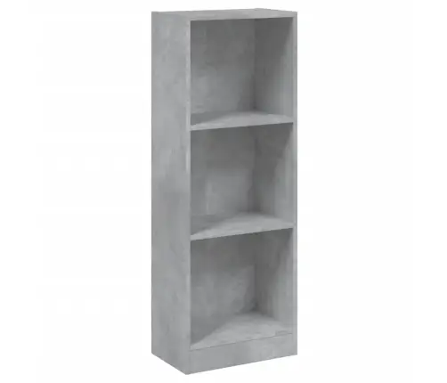 3-Korruseline Raamaturiiul Betoonhall 40X24X109 Cm Tehispuit