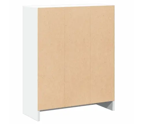Grāmatplaukts, Balts, 60X24X76 Cm, Inženierijas Koks Vidaxl