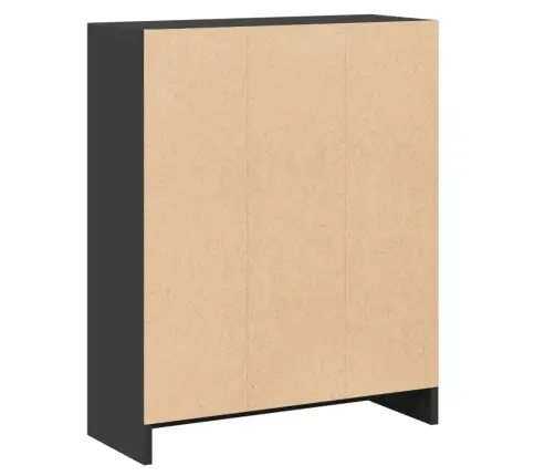 Lentyna Knygoms, Juodos Spalvos, 60X24X76 cm Mediena