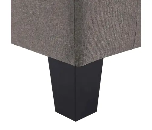 Dīvāns Pelēkbrūna Četrvietīgs Audums Vidaxl