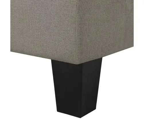 Dīvāns Pelēkbrūna Divvietīgi Dīvāni Audums Vidaxl