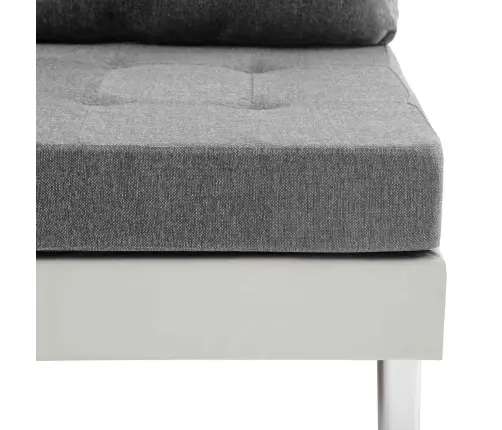 Dīvāns Balts Mākslīgā Āda Vidaxl