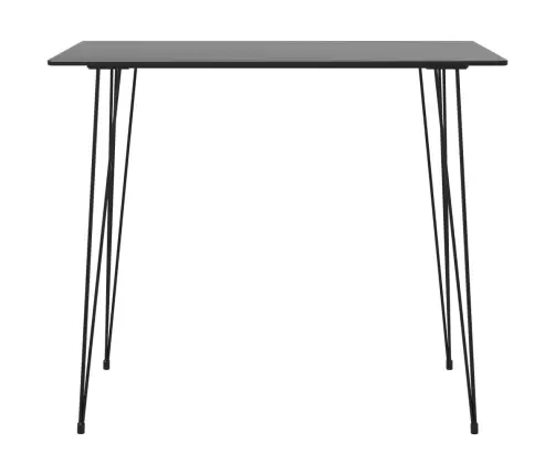 Baro Stalas, Juodos Spalvos, 120X60X105Cm