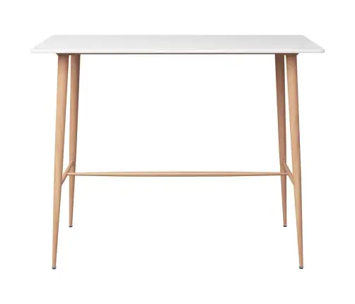 Bāra Galds, Balts, 120X60X105 Cm Vidaxl