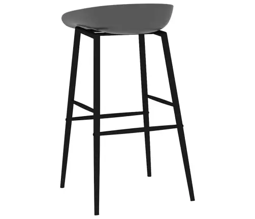 Baro Kėdės, 2Vnt., Pilkos Spalvos