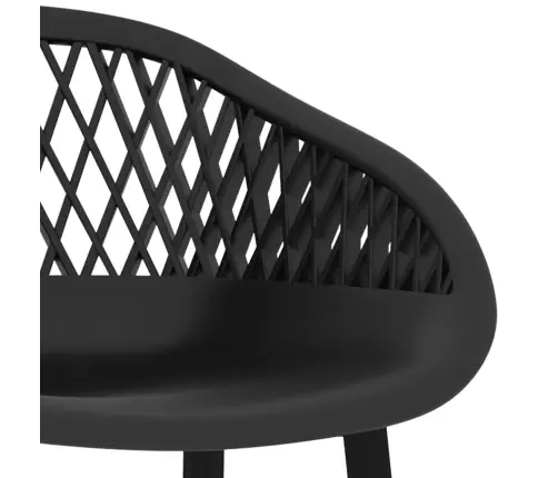 Bāra Krēsli, 4 Gab., Melni Vidaxl