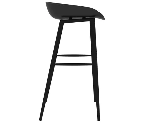 Bāra Krēsli, 4 Gab., Melni Vidaxl